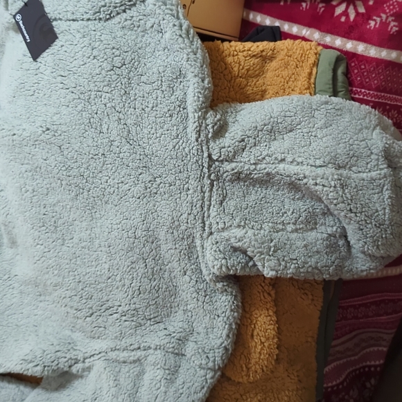 Men Backcountry Fleece Half Zip Hoodie Pullover - Picture 4 of 8